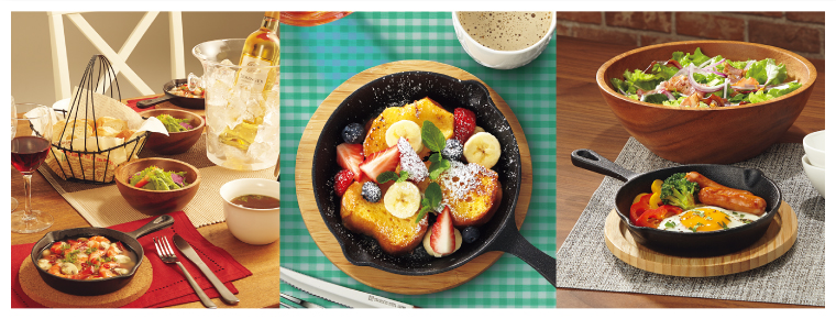 Vol.3 “Skillet”, a stylish and convenient cast-iron frying pan